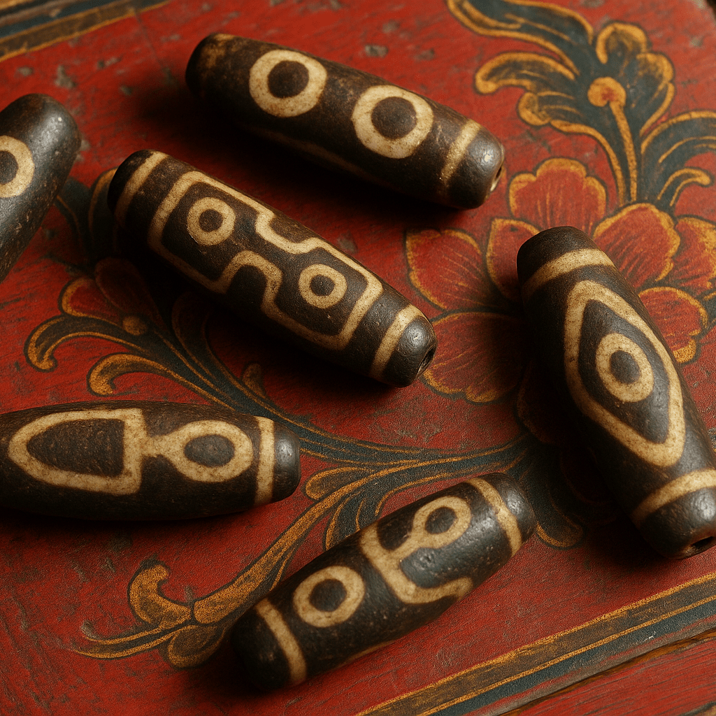 Dzi Steine - Atelier Tibet