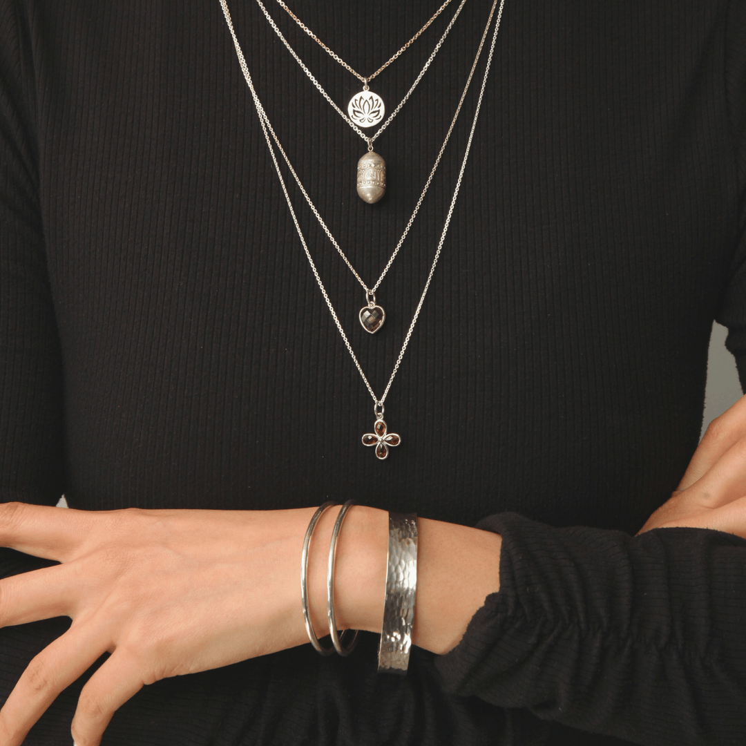 Silber-Halsketten - Atelier Tibet