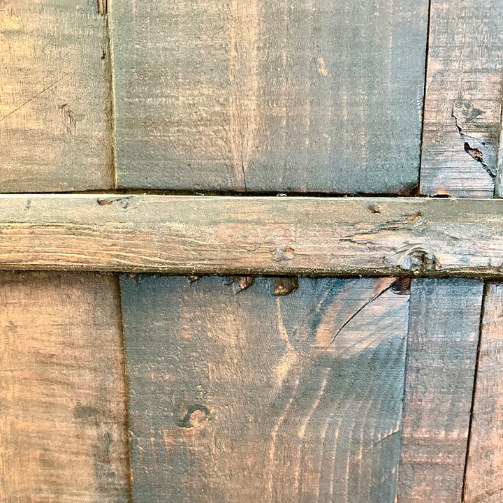 Old painted door from Tibet with dragon motif