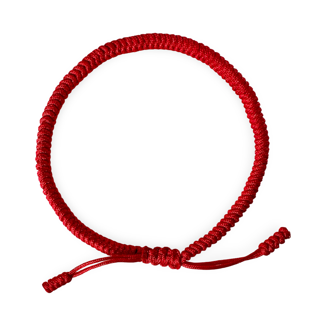 Bracelet porte-bonheur tibétain rouge