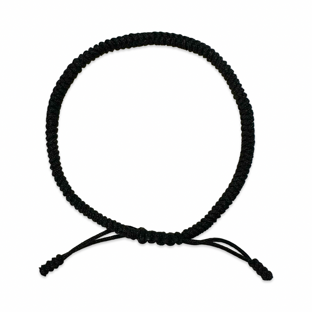 Bracelet porte-bonheur tibétain (noir, rouge ou coloré)