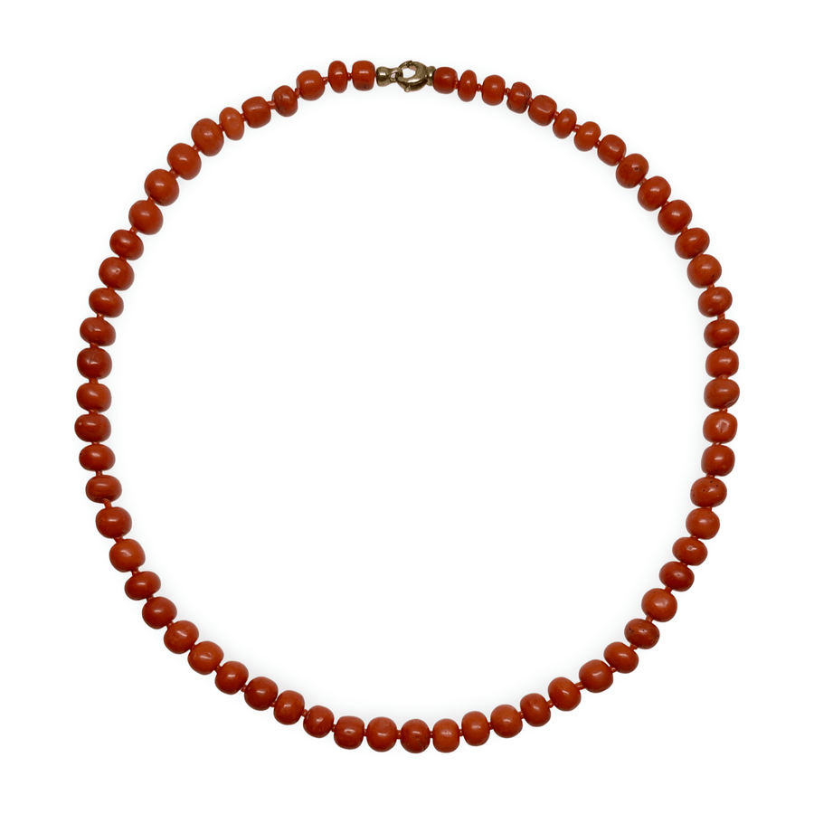 Alte Korallen - Kette - Atelier Tibet