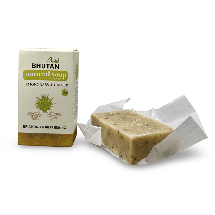Bio Bhutan Zitronengras - Ingwer Handseife - Atelier Tibet