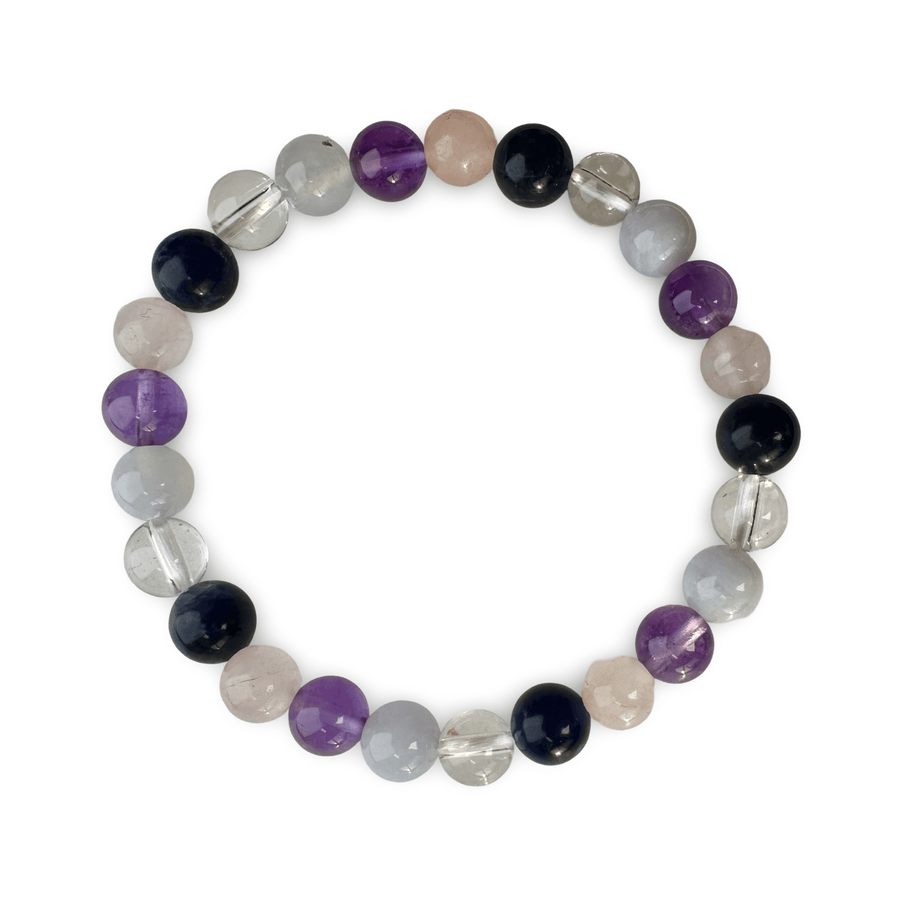 Buntes Edelstein Mala - Armband für Kinder - Atelier Tibet