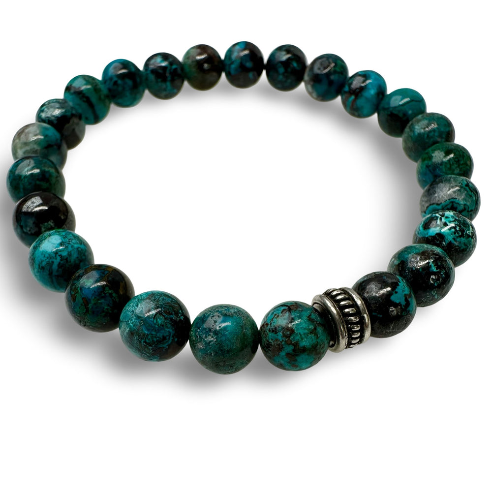 Chrysokoll Mala Armband - Atelier Tibet