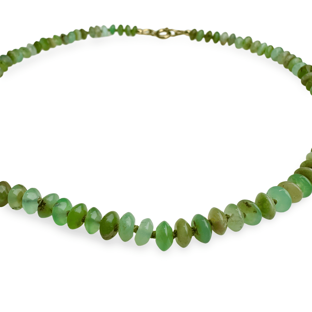 Chrysopras - Kette - Atelier Tibet