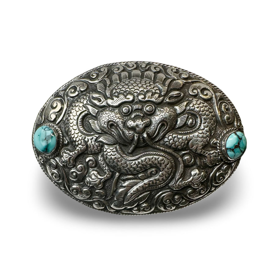 Drache Gürtelschnalle - Atelier Tibet