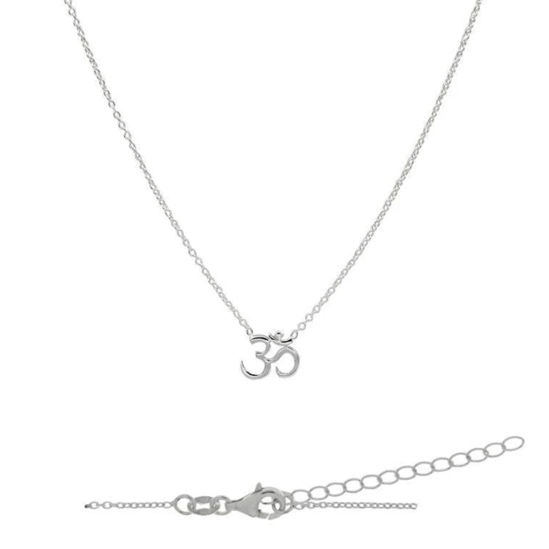 Feine Silberkette mit «Om» - Atelier Tibet