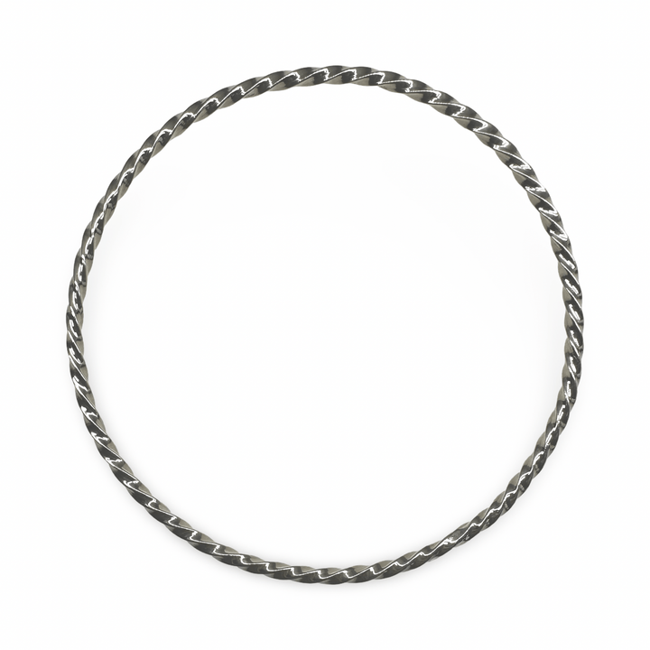 Feiner, gedrehter Silber - Armreif - Atelier Tibet