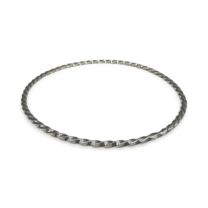 Feiner, gedrehter Silber - Armreif - Atelier Tibet