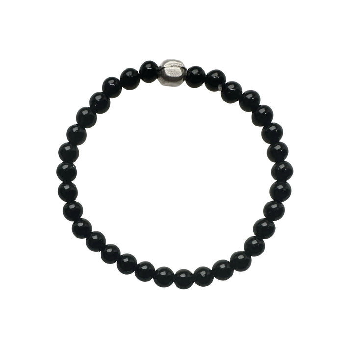 Feiner Onyx Perlen Fingerring - Atelier Tibet