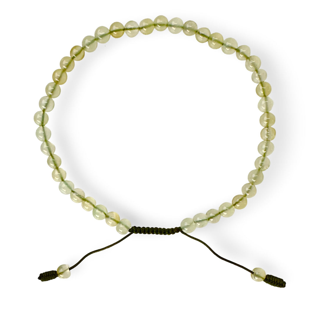 Feines grünes Onyx Mala - Armband - Atelier Tibet