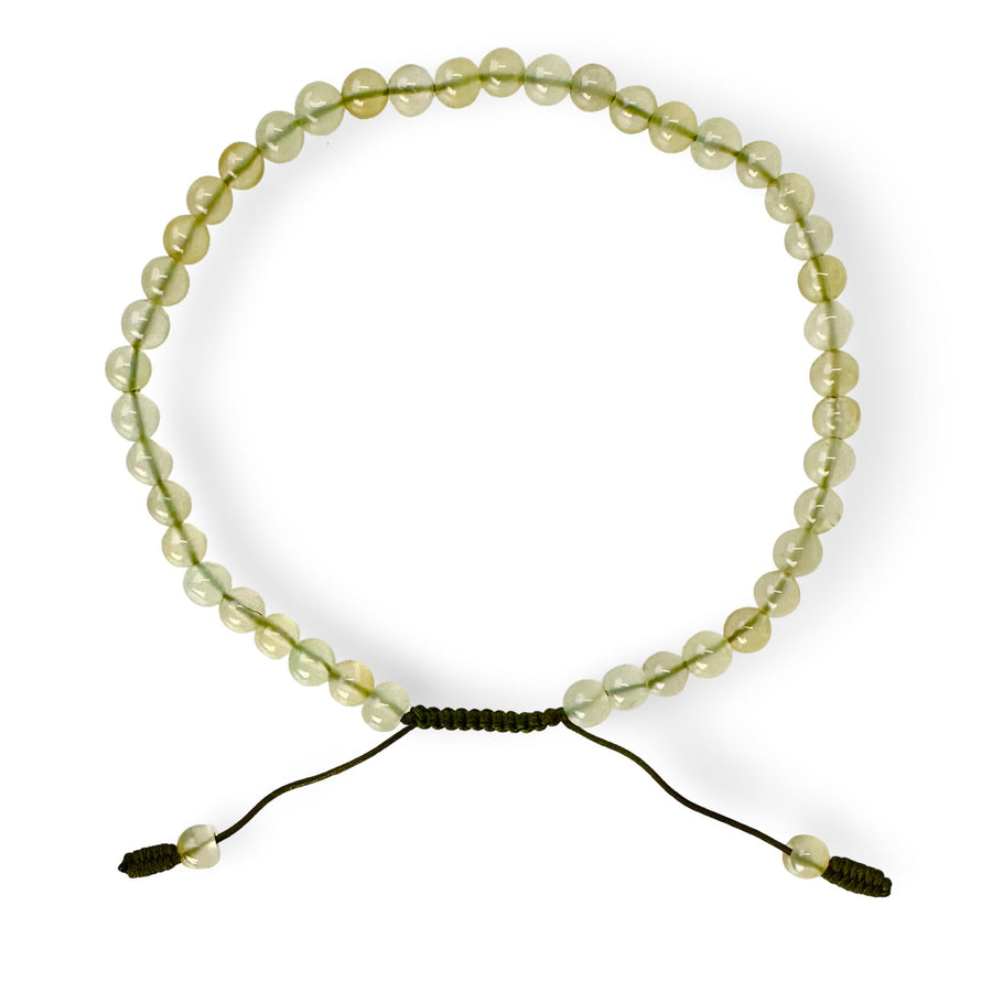 Feines grünes Onyx Mala - Armband - Atelier Tibet