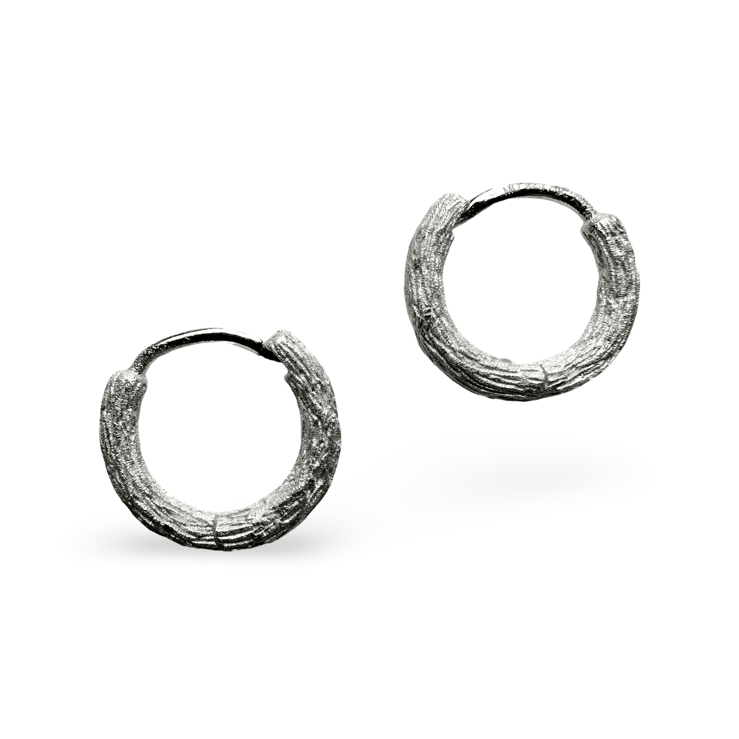 Filigrane Kreolen aus Silber - Atelier Tibet