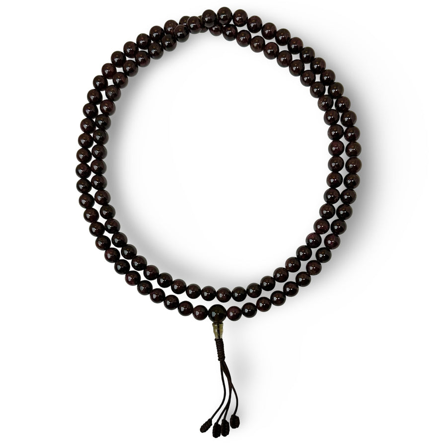 Granat Mala Gebetskette - Atelier Tibet