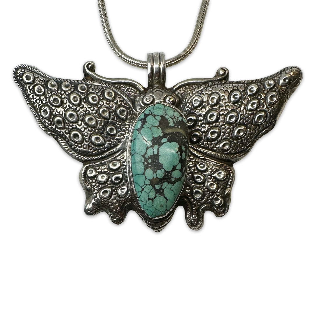 Grosser, aussergewöhnlicher Schmetterling - Anhänger - Atelier Tibet