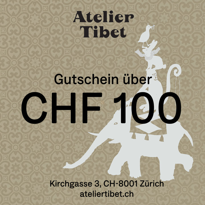 Atelier Tibet gift voucher