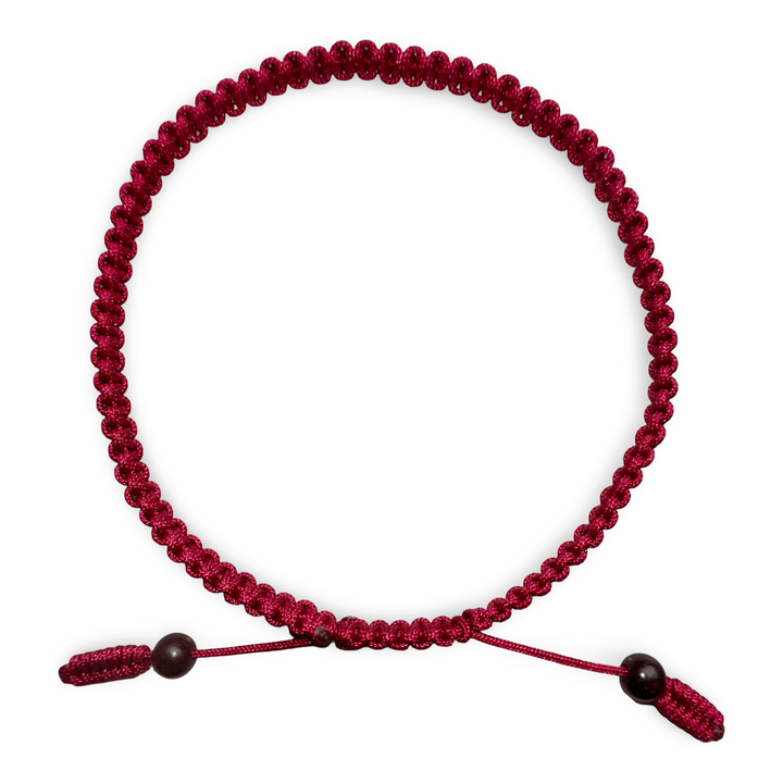 Handgeknüpfte Fusskettchen im Stil tibetischer Glücksbänder - Atelier Tibet