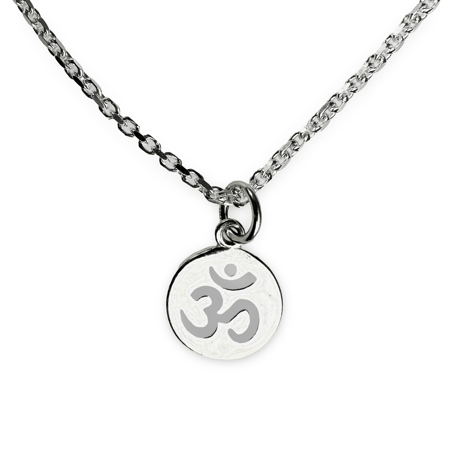 Kleiner Om ॐ Anhänger aus Silber - Atelier Tibet