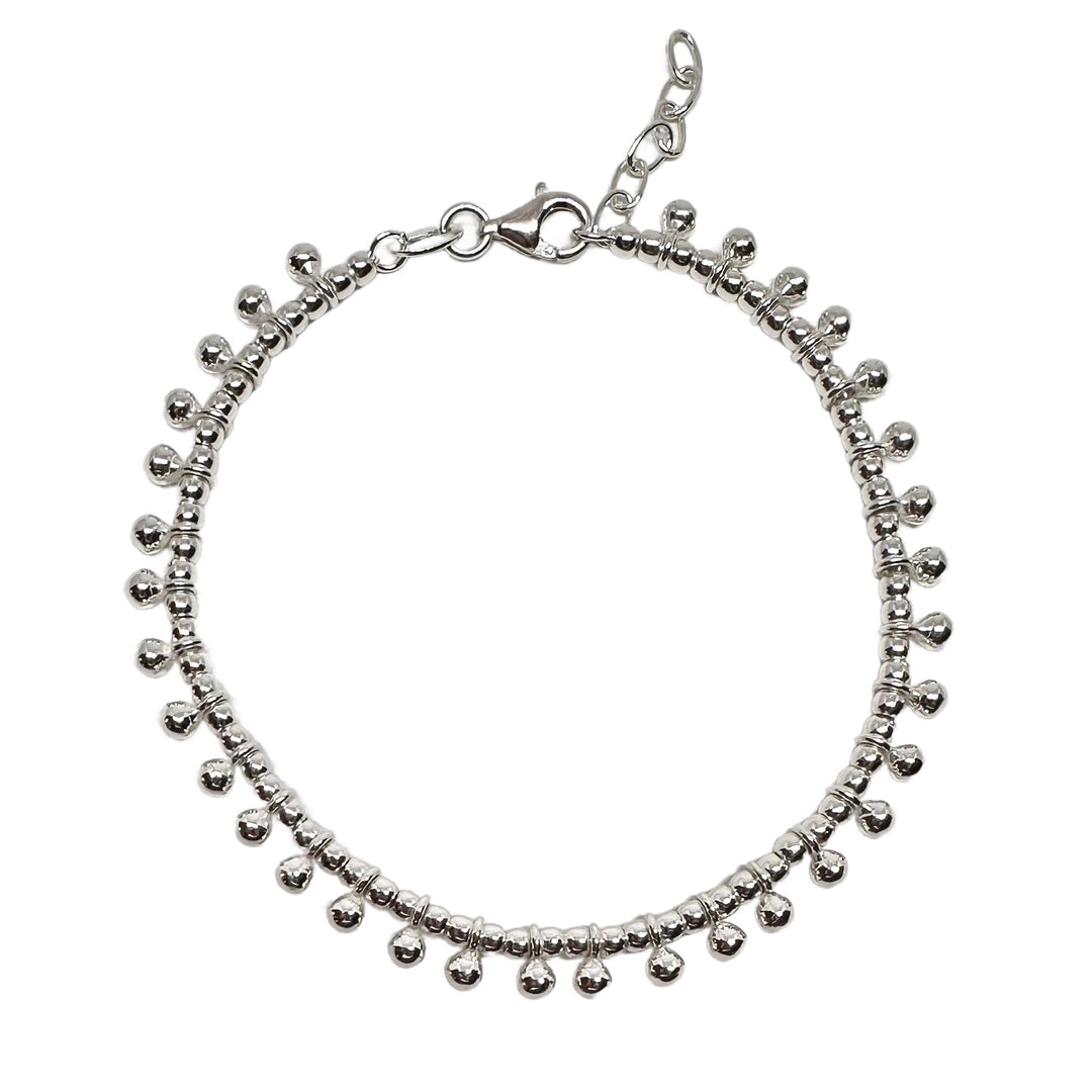 Kugel-Armkette aus Silber - Atelier Tibet