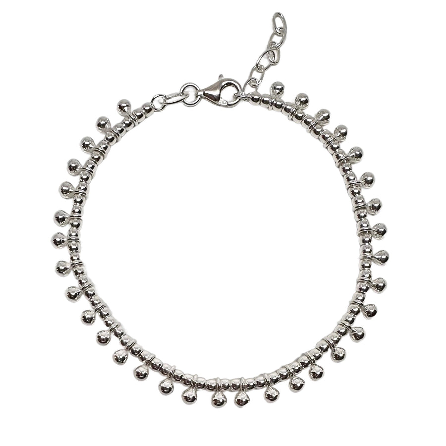 Kugel-Armkette aus Silber - Atelier Tibet