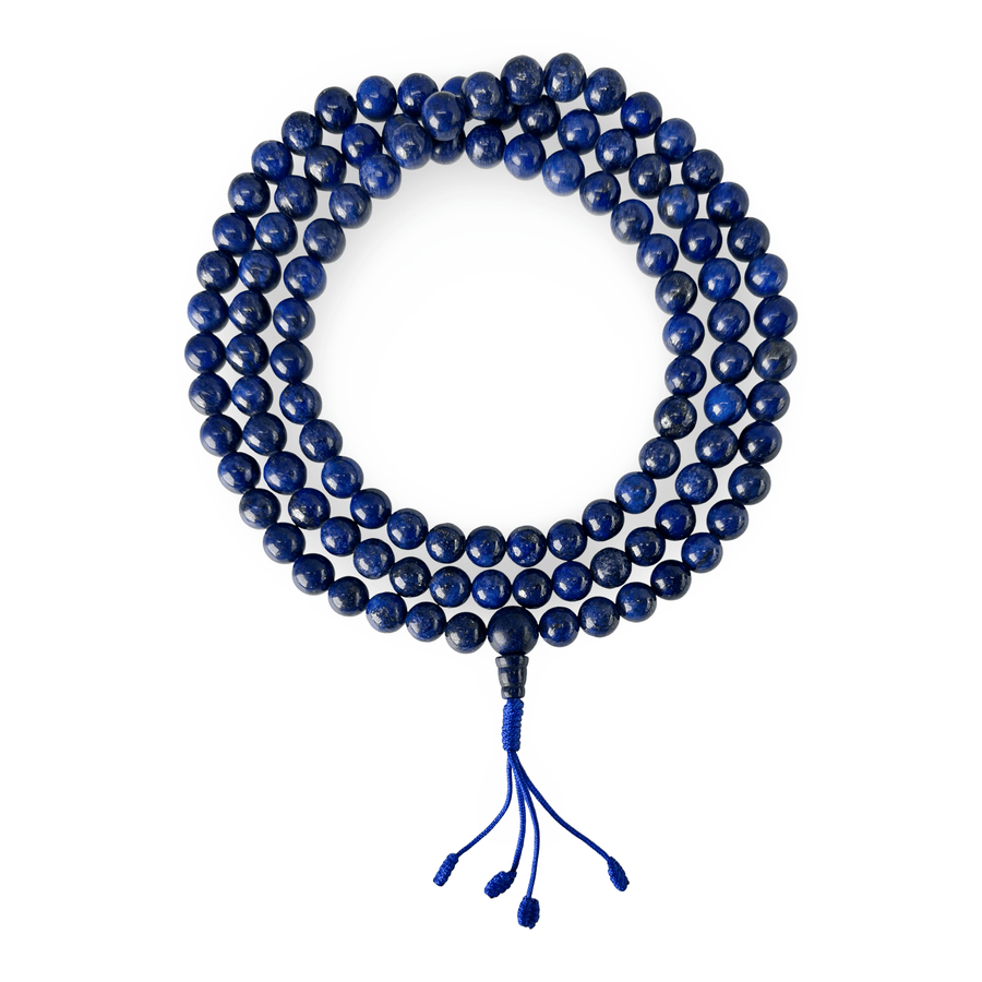 Lapis Lazuli Mala Gebetskette - Atelier Tibet