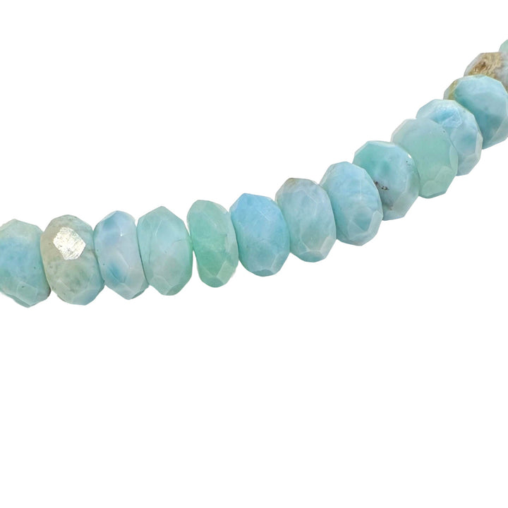 Larimar-Halskette - Atelier Tibet
