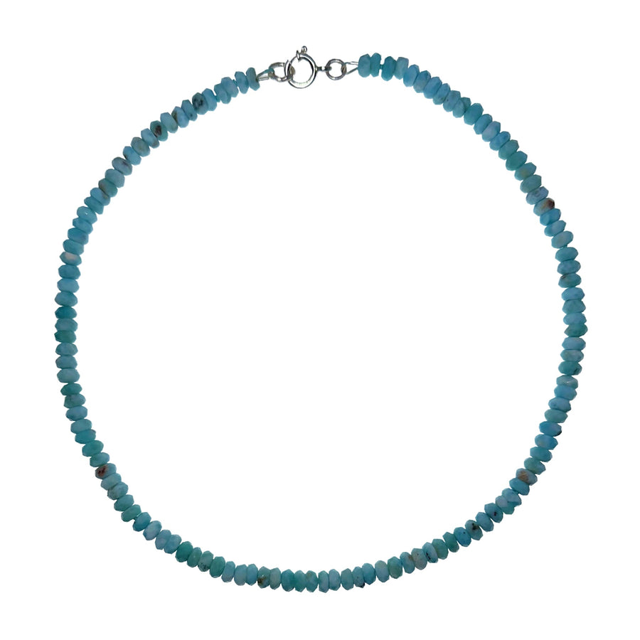 Larimar-Halskette - Atelier Tibet