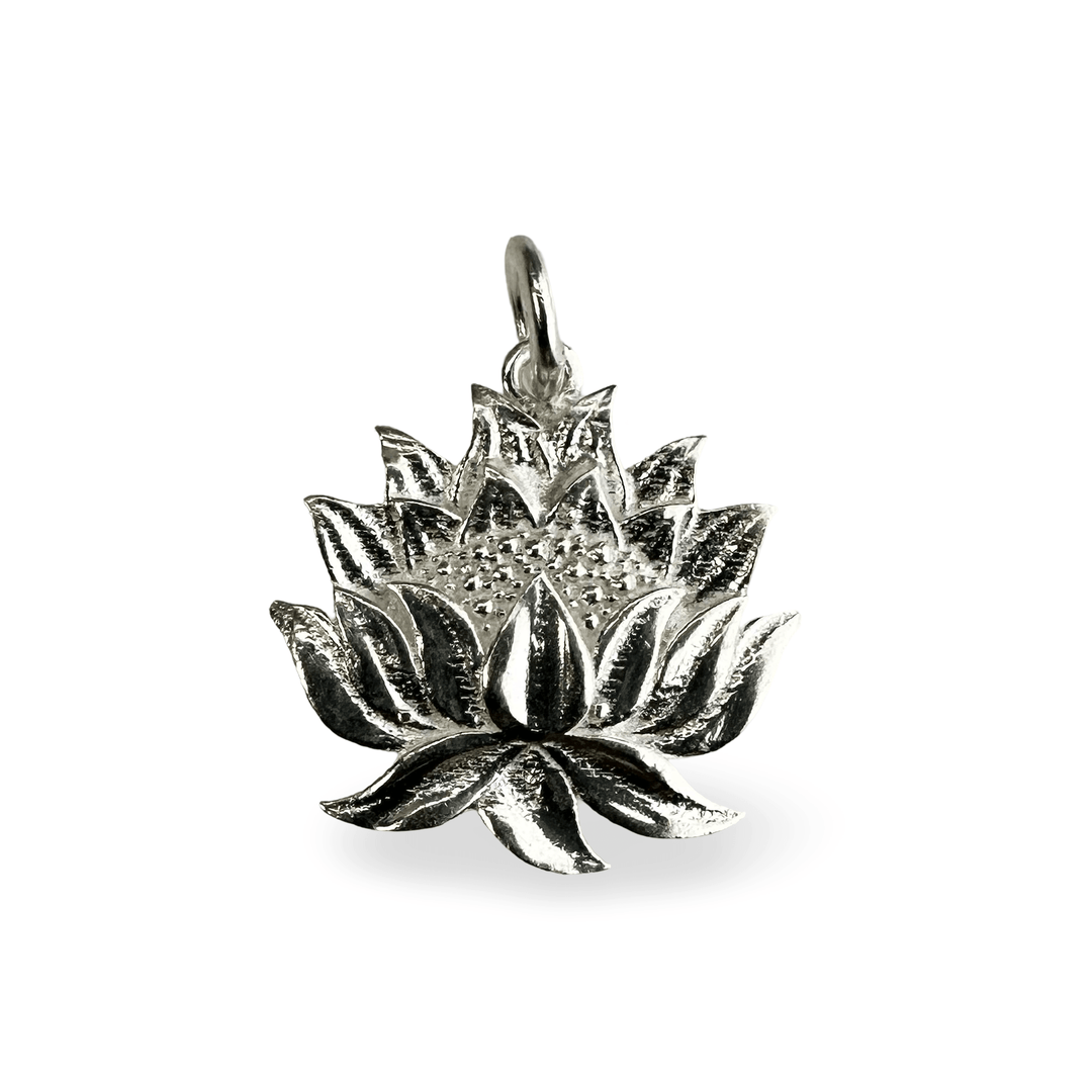 Lotus - Anhänger aus Silber - Atelier Tibet