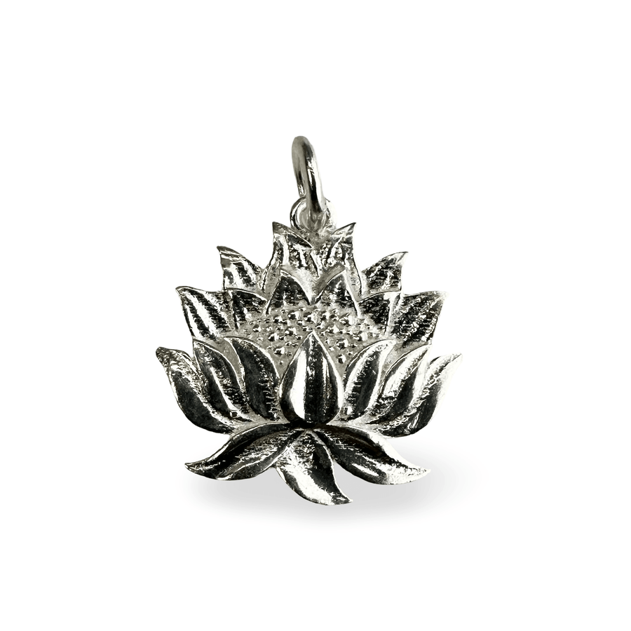 Lotus - Anhänger aus Silber - Atelier Tibet