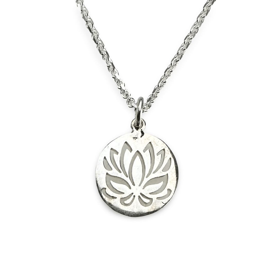 Lotus - Anhänger aus Silber - Atelier Tibet