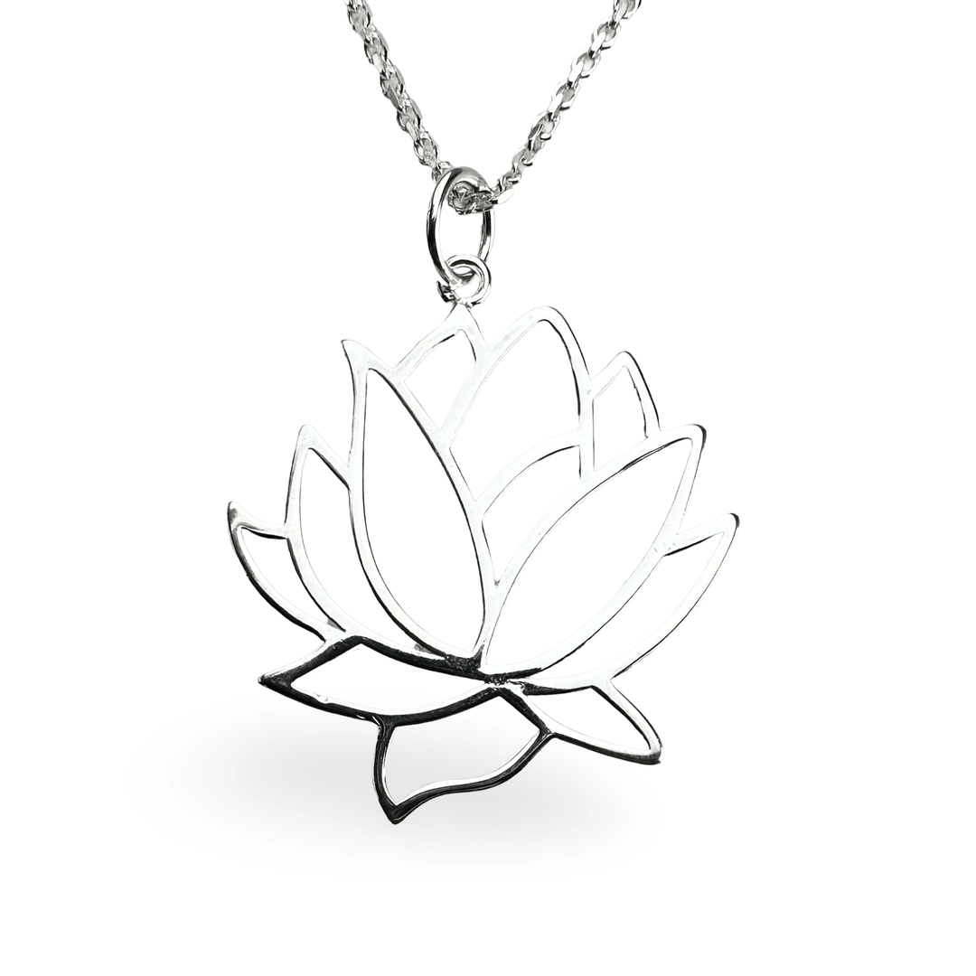 Lotusblüten - Anhänger aus Silber - Atelier Tibet
