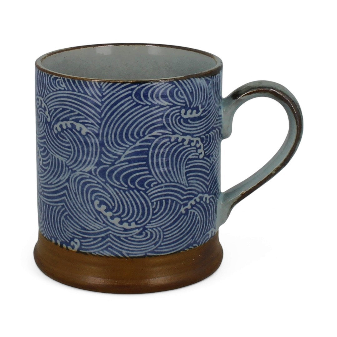 Mug with "Siranami" motif