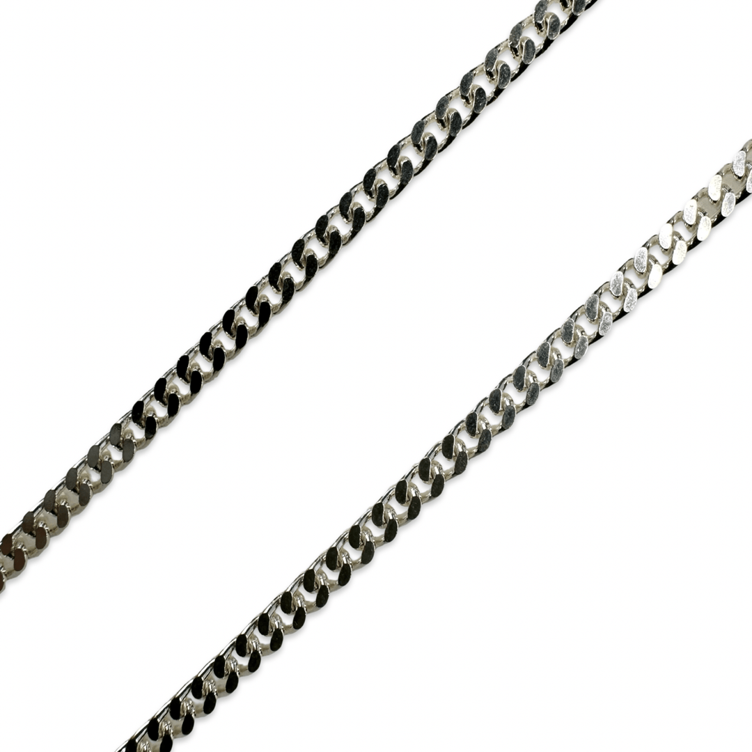 Panzerkette aus Silber in verschiedenen Längen - Atelier Tibet