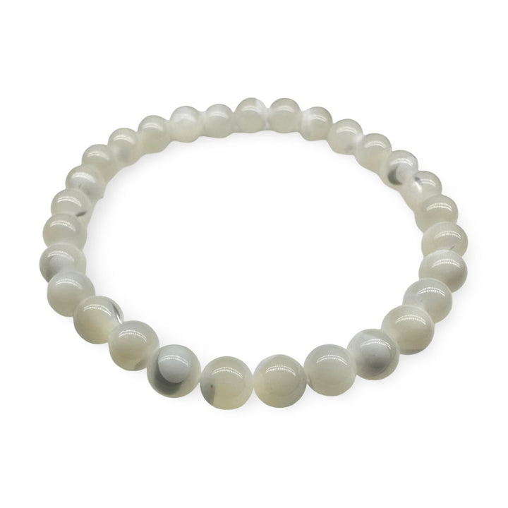 Perlmutt Mala Armband (Ø 6 mm) - Atelier Tibet