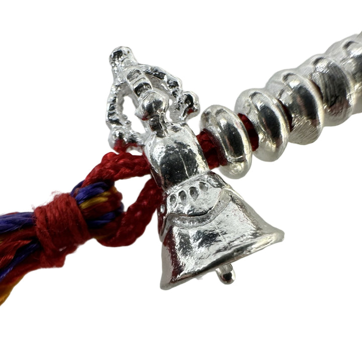 Silber Mala Counter - Mala Zähler «Vajra und Ghanta» - Atelier Tibet