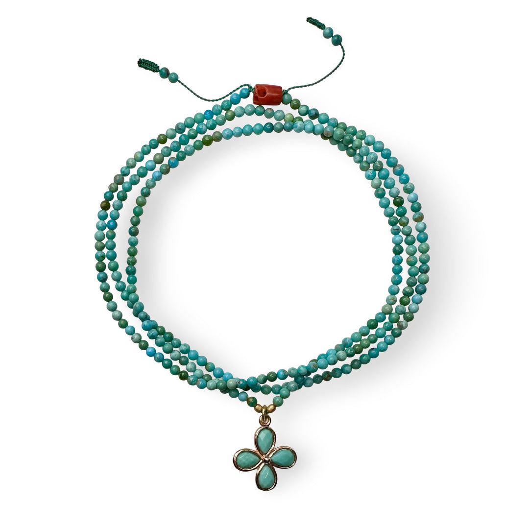 Türkis - Kette mit Anhänger - Atelier Tibet