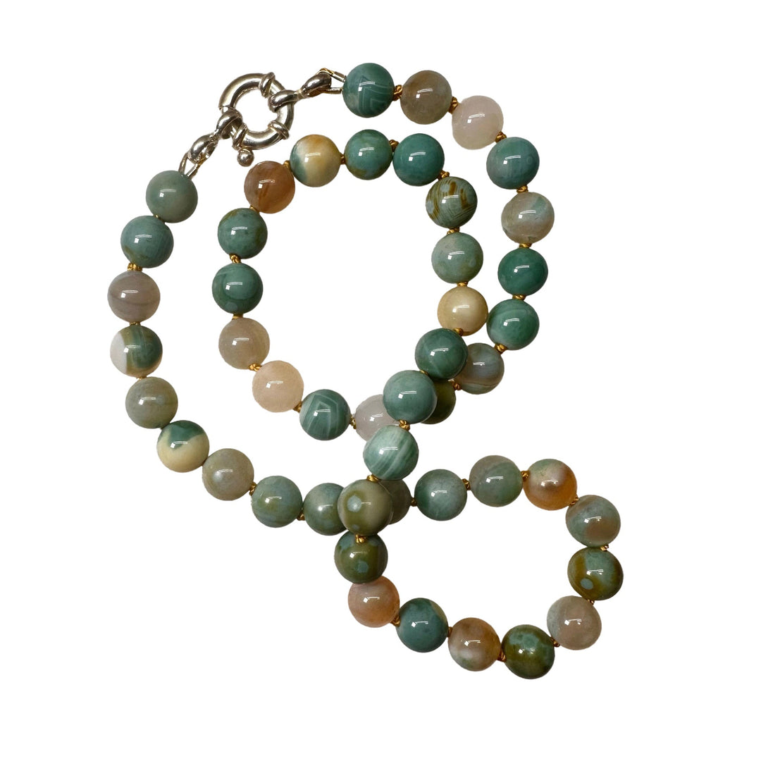 Achat-Kette - Atelier Tibet
