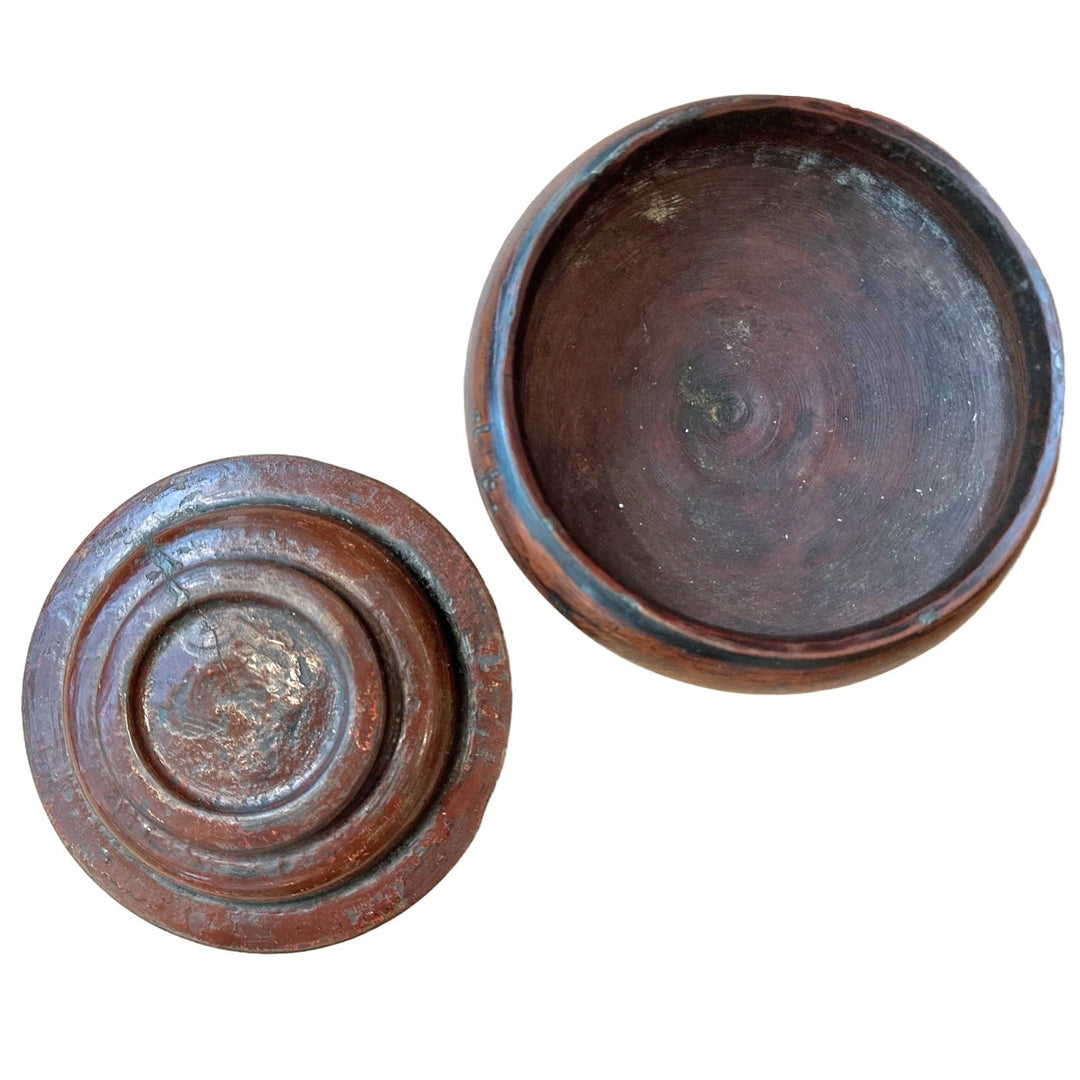 Alte Tsampa Schale aus Tibet - Atelier Tibet