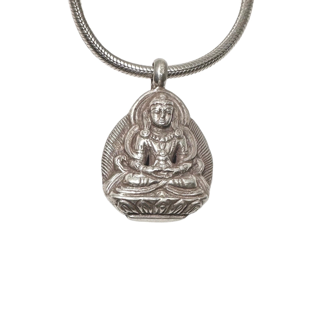 Amitayus Anhänger aus Silber - Atelier Tibet