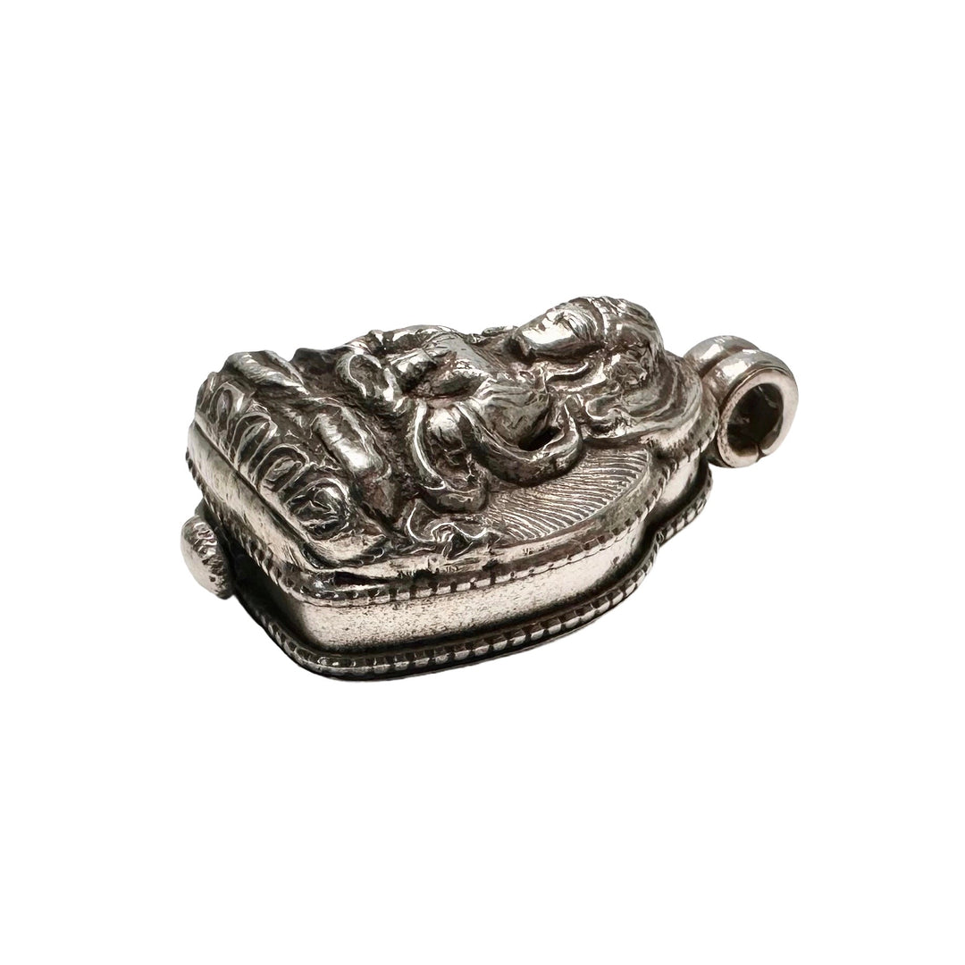 Amitayus Buddha Ghau Anhänger aus Silber - Atelier Tibet