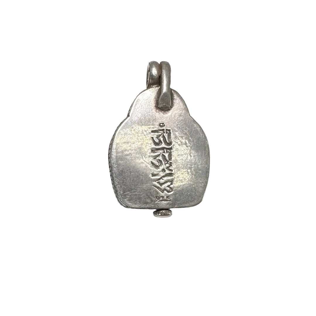 Amitayus Buddha Ghau Anhänger aus Silber - Atelier Tibet