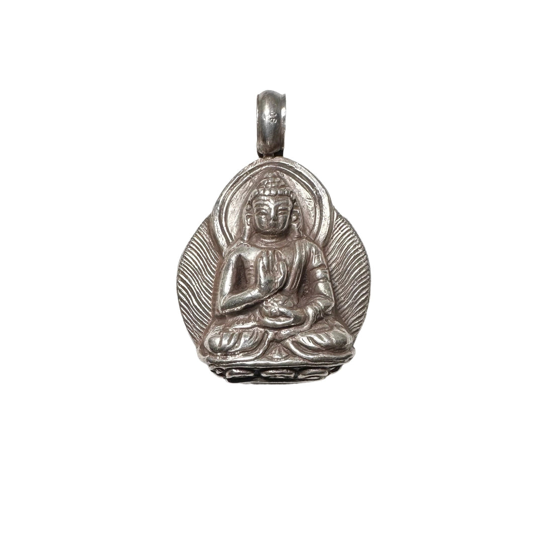 Amoghasiddhi Anhänger aus Silber - Atelier Tibet