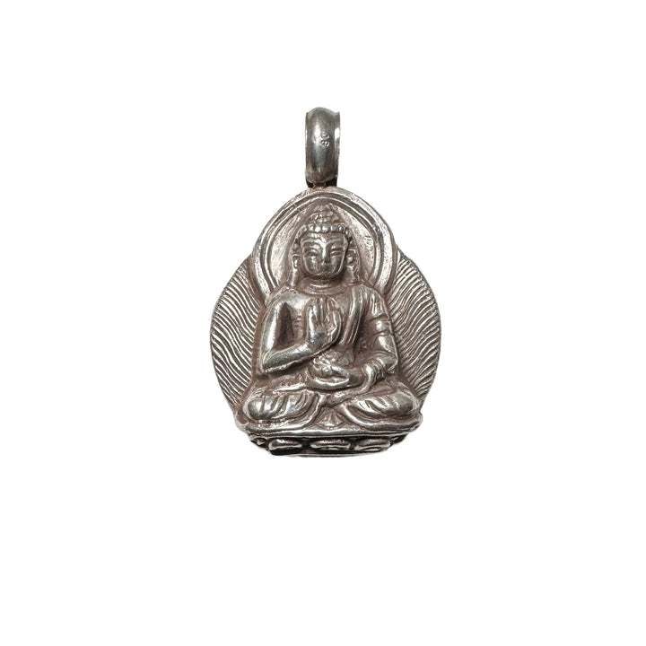 Amoghasiddhi Anhänger aus Silber - Atelier Tibet
