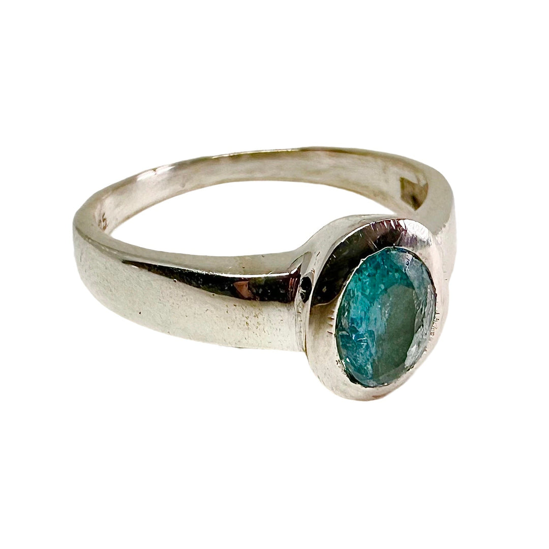 Apatit Silberring - Atelier Tibet