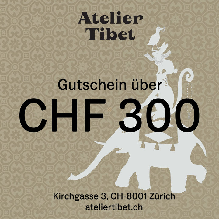 Atelier Tibet Geschenkgutschein - Atelier Tibet