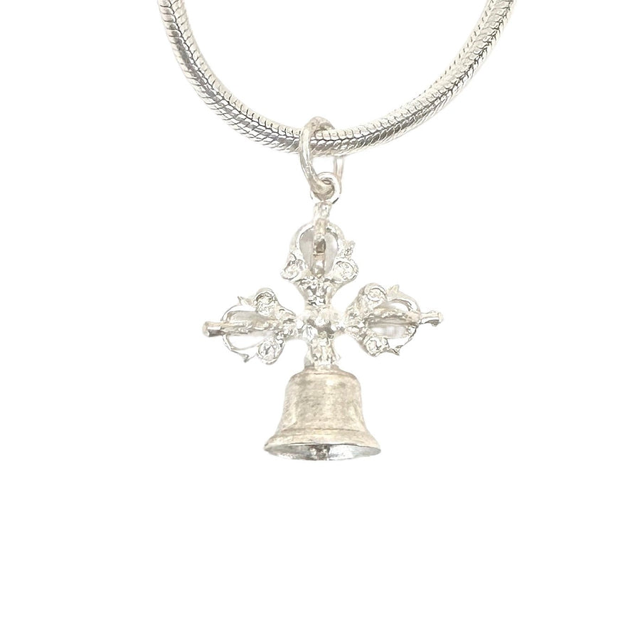 Doppelvajra und Glocke Anhänger - Atelier Tibet