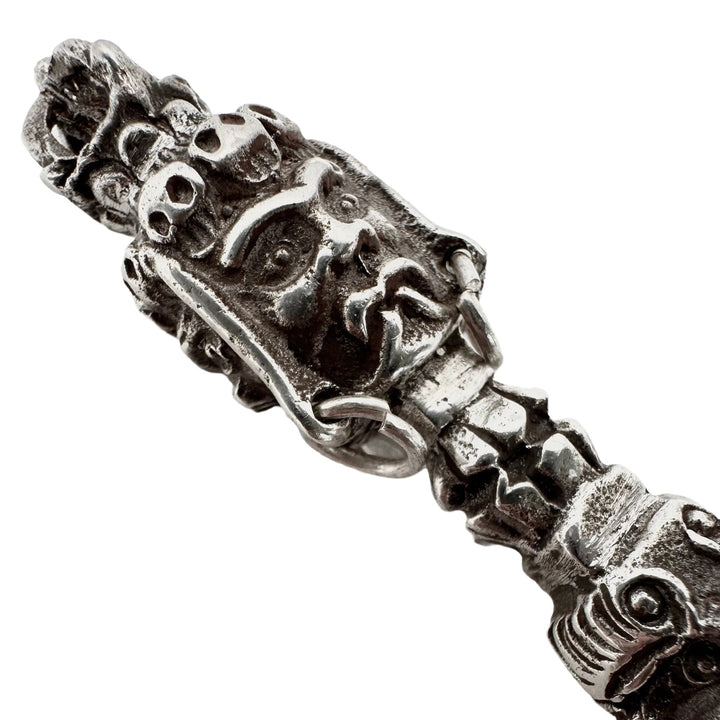 Fein gearbeiteter Silber-Phurba - Atelier Tibet
