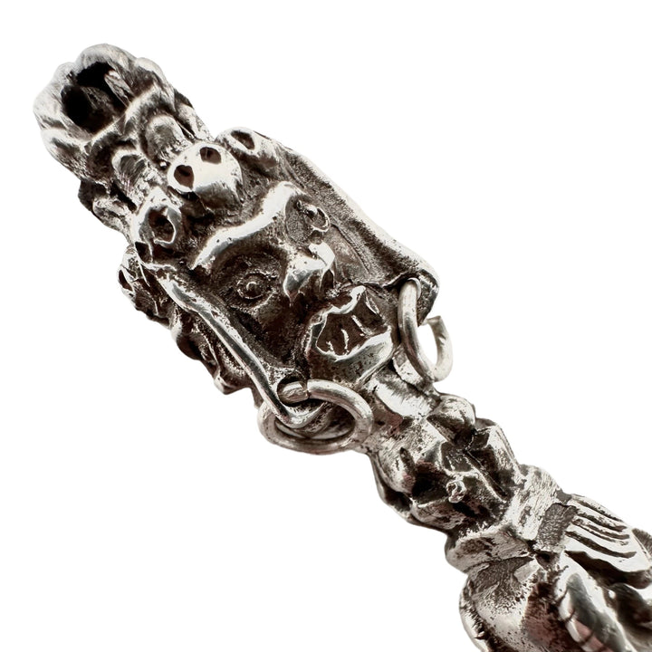 Fein gearbeiteter Silber-Phurba - Atelier Tibet