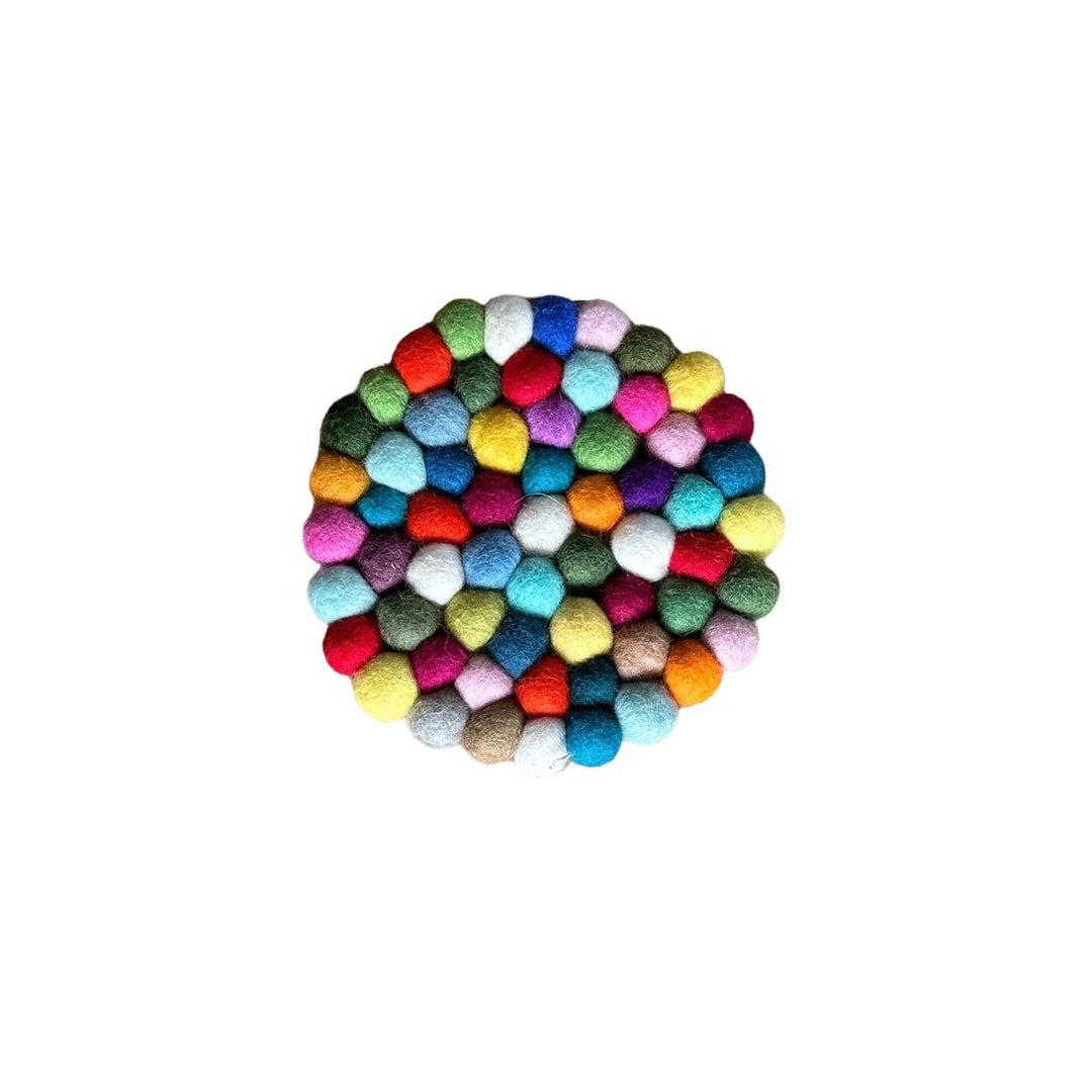 Filz Teekrug-Untersetzer (17 cm) - Atelier Tibet